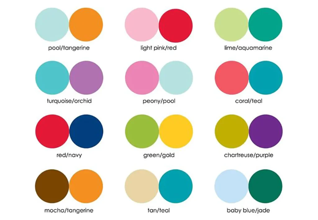 بهترین ترکیب رنگ ها برای طراحی وبسایت 