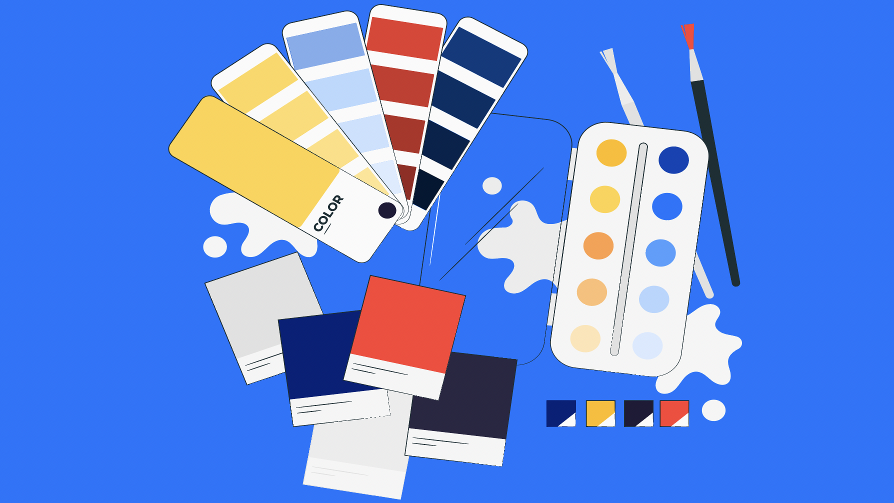 بهترین ترکیب رنگ ها برای طراحی وبسایت